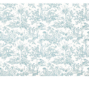 Antilles Toile Spa Blue ATWW15170 By Anna French Wallpaper