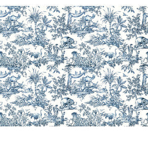 Antilles Toile Navy ATWW15171 by Anna French Wallpaper