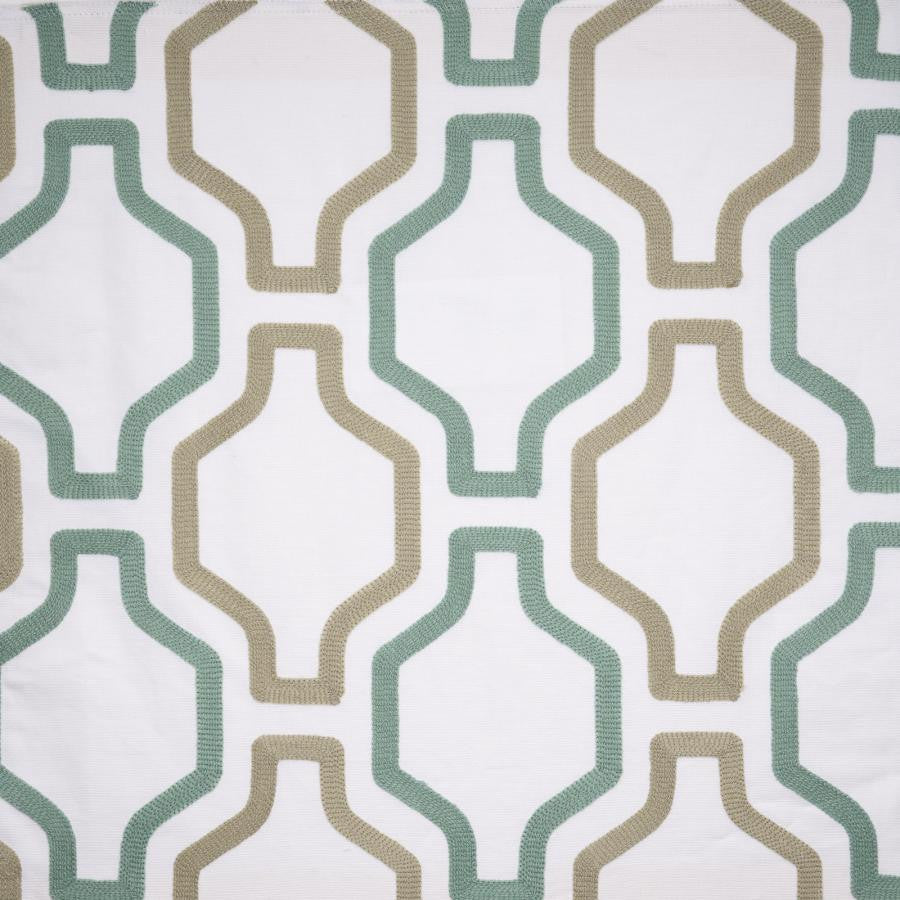 Amphora # 324 Agave by Maxwell Designer Fabric Color Theory-Vol.Viii Rosemary 65% COTTON
35% ACRYLIC EMB.-100% ACRYLIC INDIA V-7.5" H-7.5" 54"EMB.52" - Swanky Fabrics -