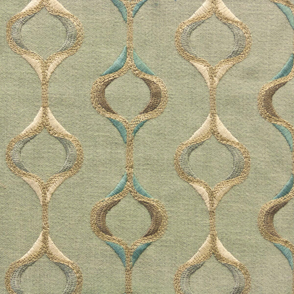Aubree 4 Seacrest by Stout Fabric Color My Window Seaglass/Glacier 60% Cotton 40% Polyester Polyester Embroidery INDIA FLAME RETARDANT-CA BULLETIN 117-SECTION E FLAME RETARDANT-U.F.A.C. CLASS 1 (OR A) WYZENBEEK 30 000 DOUBLE RUB WEAR TEST (HEAVY DUTY) Horizontal: 4.25 and Vertical: 3.125 51 in - Fabric Carolina -