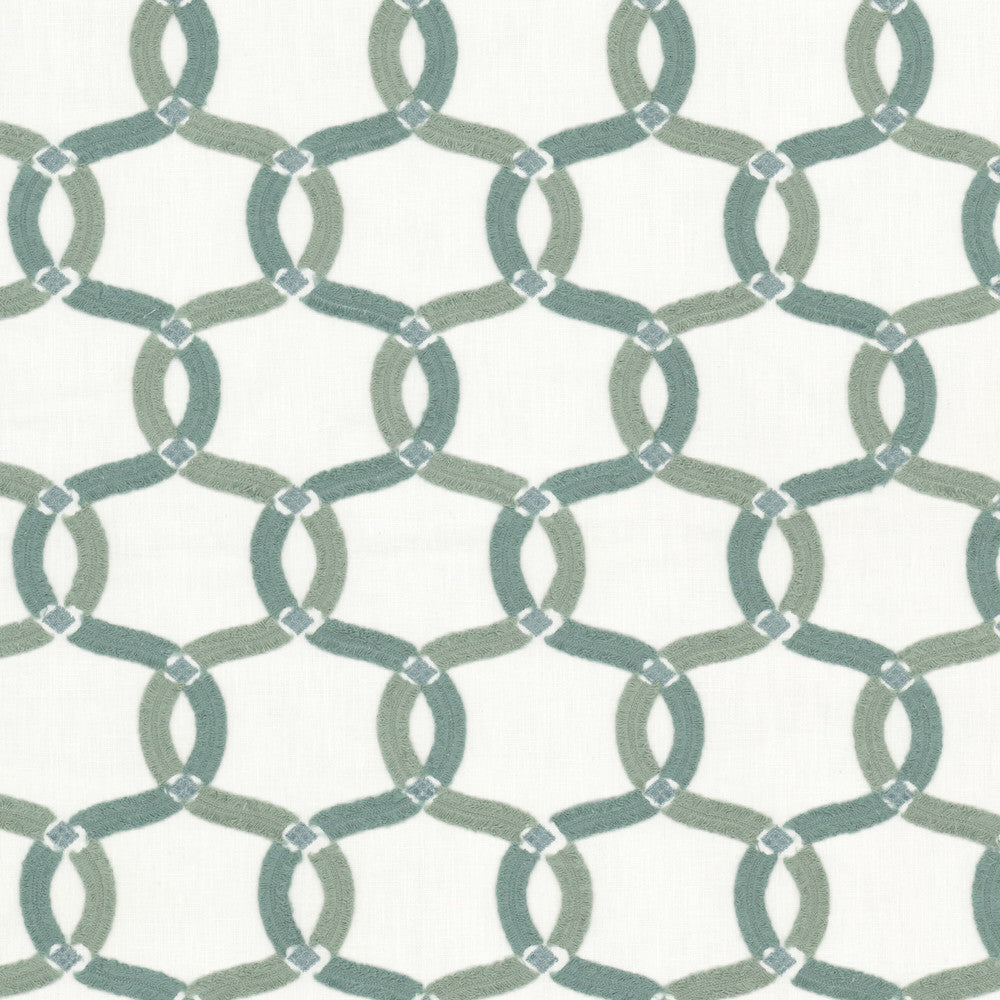 Audrey 3 Shoreline by Stout Fabric Stout Fabric Audrey 3 ShorelineFabric Rainbow Library Mist/Shoreline 52%Cot 48%Pol %Pemb India </p><p>Repeat: H: 4.375, V: 0 53 in - Fabric Carolina -