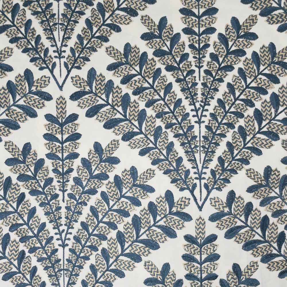 Audubon 1 Federal by Stout Designer Fabric RAINBOW LIBRARY DENIM/INDIGO 53%COT 41%SVI 6%POL %BEMB INDIA CATB 117-2013 MARTINDALE WEAR TEST (15 000 CIRCULAR RUBS) Horizontal: 17.000 and Vertical: 15.000 51 in - Swanky Fabrics -
