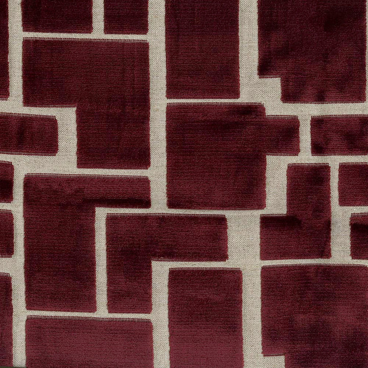 Radiate 17 Wine by ABBEYSHEA Fabric 21% Polyester, 10% Linen, 69% Rayon China 130,000 Double Rubs (Wyzenbeek) </p><p>Repeat: Horizontal: 8.27" (21 cm) Up the Roll and Vertical: 13.78" (35 cm) Across the Roll 56" (142 cm) - Fabric Carolina -