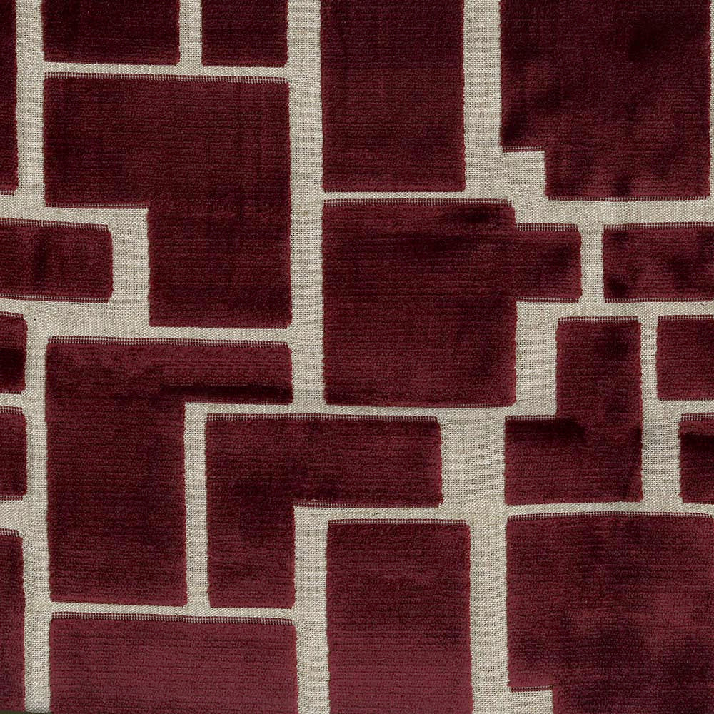 Radiate 17 Wine by ABBEYSHEA Fabric N/A 100% Polyester China 12,000 Double Rubs </p><p>Repeat: Horizontal: 14.25" (36.2 cm) Across the Roll and Vertical: 13.5" (34.2 cm) Up the Roll 54" (137 cm) - Fabric Carolina -