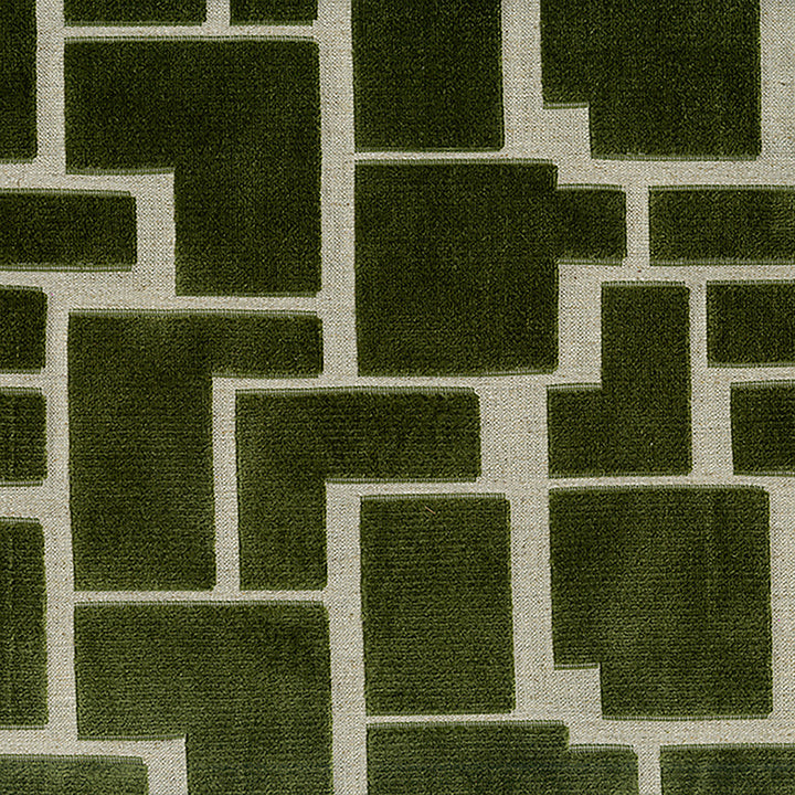 Radiate 27 Olive by ABBEYSHEA Designer Fabric 21% Polyester, 10% Linen, 69% Rayon China 130,000 Double Rubs (Wyzenbeek) </p><p>Repeat: Horizontal: 8.27" (21 cm) Up the Roll and Vertical: 13.78" (35 cm) Across the Roll 56" (142 cm) - Swanky Fabrics -