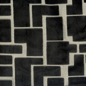 Radiate 908 Charcoal by ABBEYSHEA Fabric