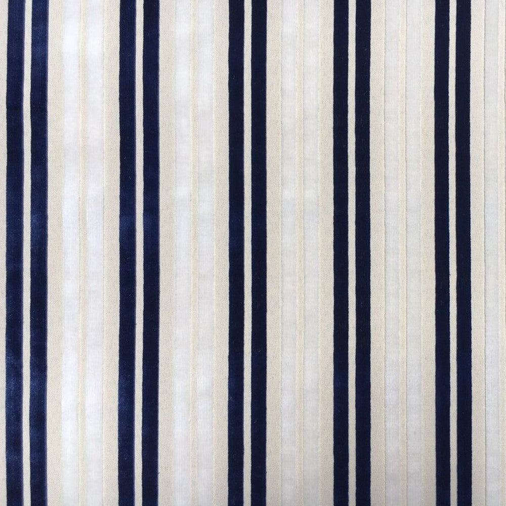 Aurora Navy/White by Europatex Fabric Aurora 100% Polyester China 20,000 Double Rubs Horizontal: 2.6" and Vertical: N/A 56" - Fabric Carolina -