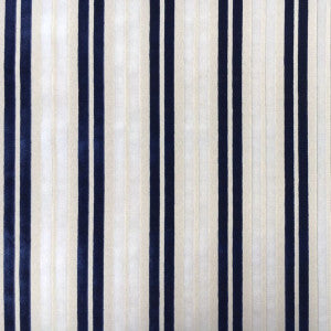 Aurora Navy/White by Europatex Fabric