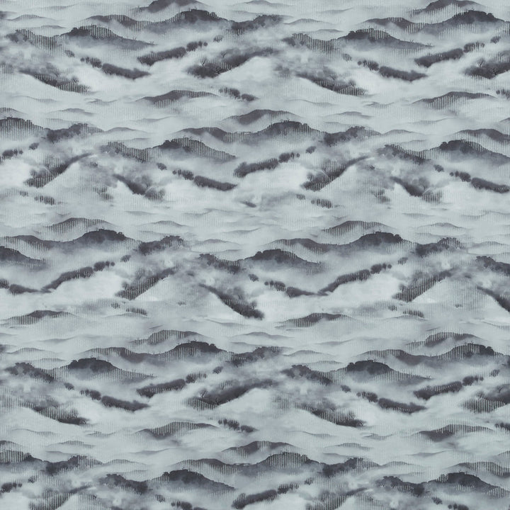 Autumn 2 Charcoal by Marcus William Fabric KAI/MARCUS WILLIAM HEATHLAND 45%POL 30%SVI 17%COT 8%LRX INDIA Horizontal: 27.500 and Vertical: 33.000 55 in - Fabric Carolina -