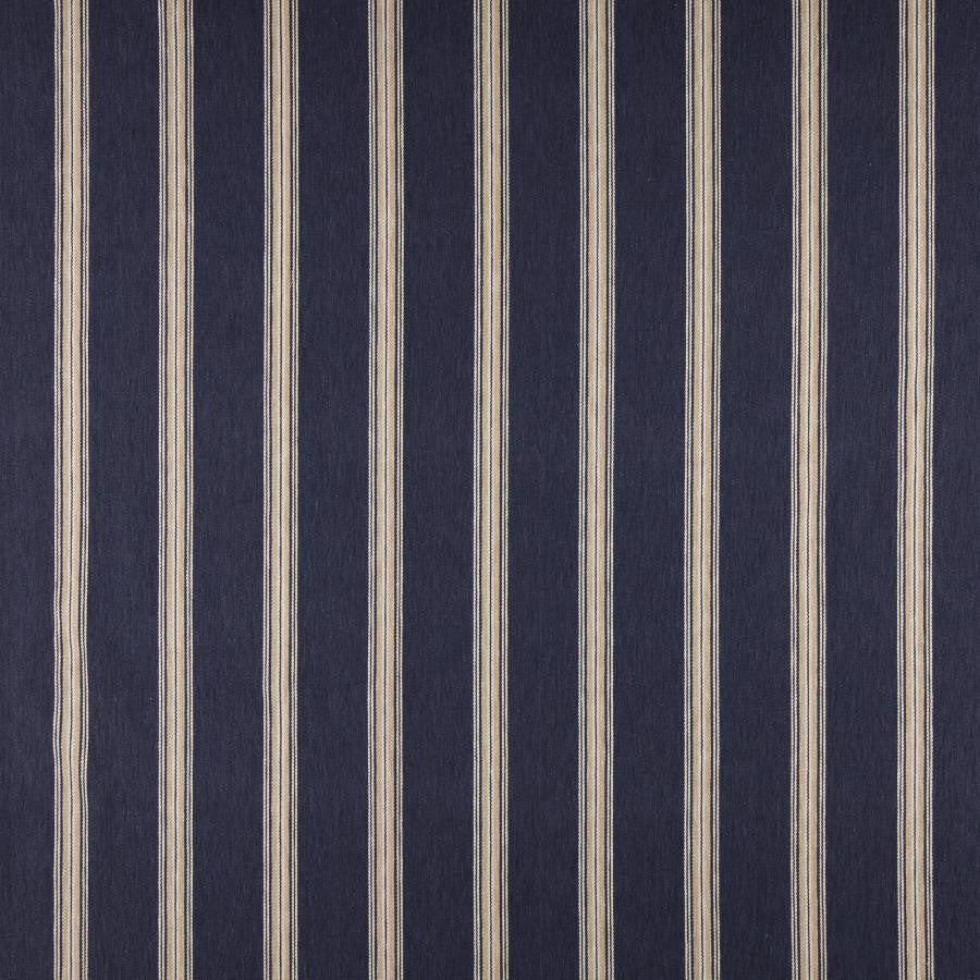 Ashford # 605 Navy by Maxwell Fabric Stripes & Checks Iii 63% COTTON
37% POLYESTER INDIA H-3.9" 56" - Fabric Carolina -