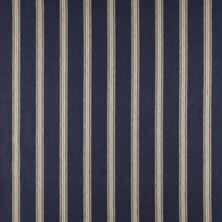 Ashford # 605 Navy by Maxwell Designer Fabric Stripes & Checks Iii 63% COTTON
37% POLYESTER INDIA H-3.9" 56" - Swanky Fabrics -