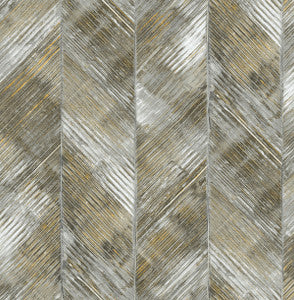 Hubble Texture Metallic Silver and Ebony by Seabrook Wallpaper