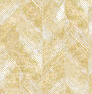 Hubble Texture Metallic Gold Striped by Seabrook Wallpaper