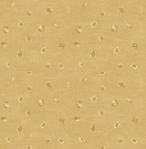 Hubble Dots Metallic Gold by Seabrook Wallpaper