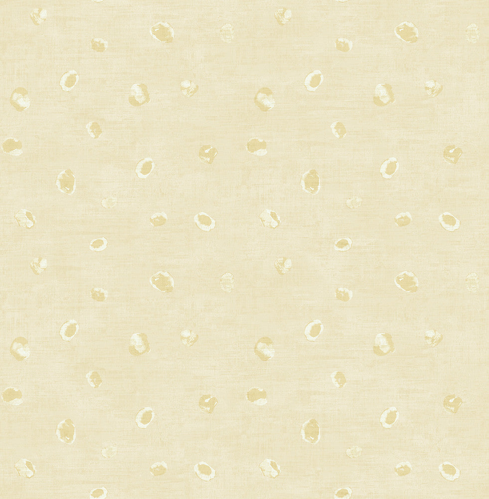 Hubble Dots Metallic Chanmpagne by Seabrook Wallpaper Avant Garde United States 56.05 20.87" 20.5" - Fabric Carolina -