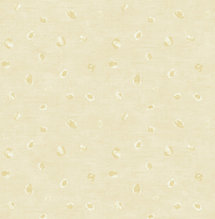 Hubble Dots Metallic Chanmpagne by Seabrook Wallpaper Avant Garde United States 56.05 20.87" 20.5" - Fabric Carolina -