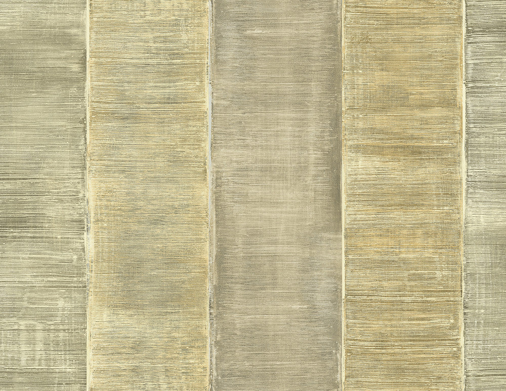 Kepler Stripe Antique Gold by Seabrook Wallpaper Avant Garde United States 60.75 20.87" 27" - Fabric Carolina -