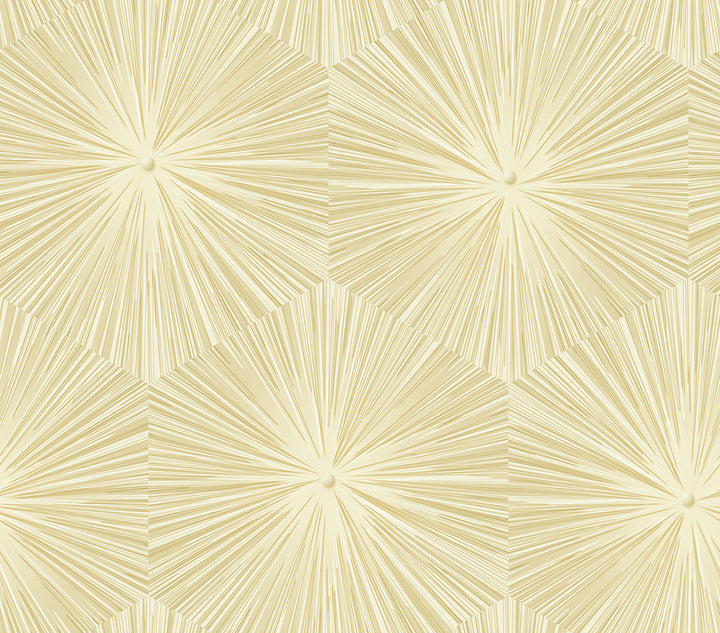 Chadwick Starburst Metallic Gold and White by Seabrook Wallpaper Avant Garde United States 56.05 18" 20.5" - Fabric Carolina -