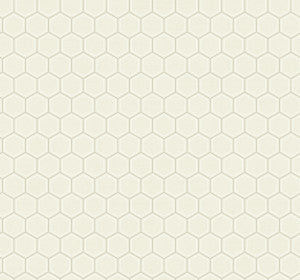 Curie Geo Metallic Silver and Pearl by Seabrook Wallpaper