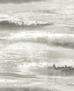 Moseley Waves Grey by Seabrook Wallpaper