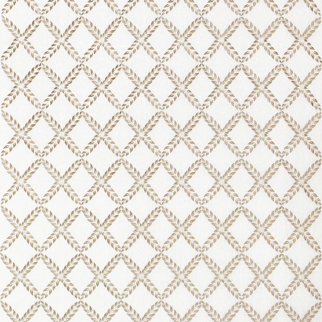 HALIFAX EMBROIDERY - Beige by Anna French Fabric