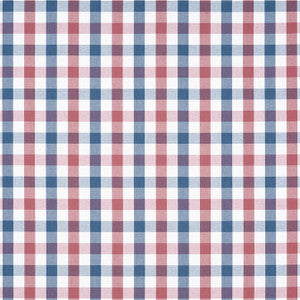 Saybrook Check Blue and Red AW15153 by Anna French Fabric