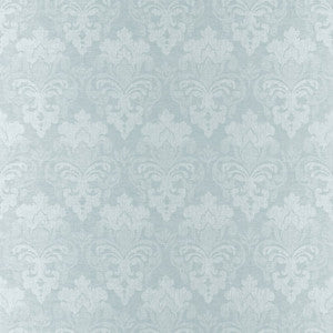 Darcey Damask Soft Blue AW16120 by Thibaut Fabric