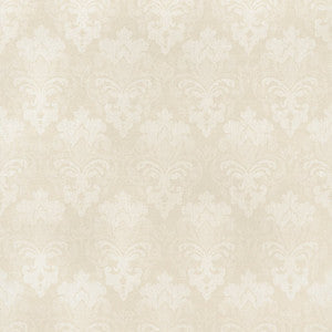 Darcey Damask Ivory AW16123 by Thibaut Fabric