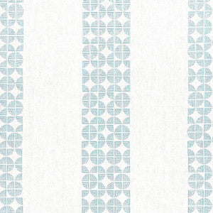 Fairmont Stripe Embroidery Soft Blue AW23128 by Anna French Fabric