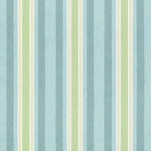 Dearden Stripe Turquoise and Green AW23152 by Anna French Fabric