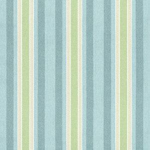 Dearden Stripe Turquoise and Green AW23152 by Anna French Fabric