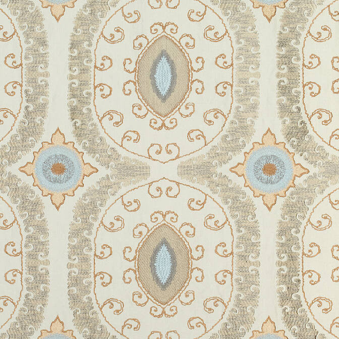 Castile Embroidery Beige AW72974 by Anna French Fabric Anna French Fabric Castile Embroidery Beige AW72974Fabric Manor 37%Vis,32%Cot,21%Lin,10%SpunPo INDIA </p><p>Repeat: V: 15 49.5 - Fabric Carolina -