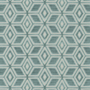 Jardin Maze Velvet Aqua AW72983 By Anna French Fabric