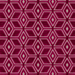 Jardin Maze Velvet Fuchsia AW72984 by Anna French Fabric