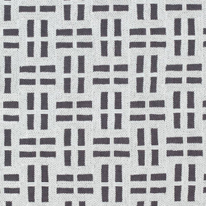 Lock Embroidery Charcoal AW73001 by Anna French Fabric