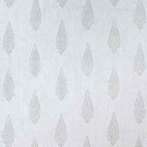 Manor Embroidery Grey on Off White AW73006 By Anna French Fabric