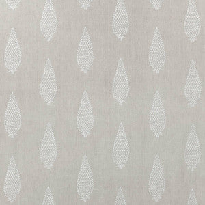 Manor Embroidery Cream on Natural AW73008 by Anna French Fabric