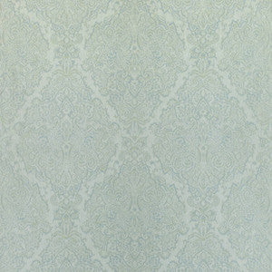 Sterling Paisley Aqua AW73024 by Anna French Fabric
