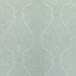 Sterling Paisley Aqua AW73024 by Anna French Fabric