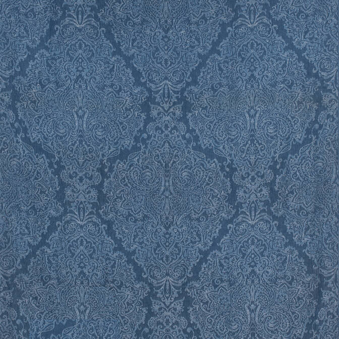 Sterling Paisley Navy AW73025 by Anna French Fabric Anna French Fabric Sterling Paisley Navy AW73025Fabric Meridian 100% Linen INDIA </p><p>Repeat: V: 31 54 - Fabric Carolina -