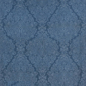 Sterling Paisley Navy AW73025 by Anna French Fabric