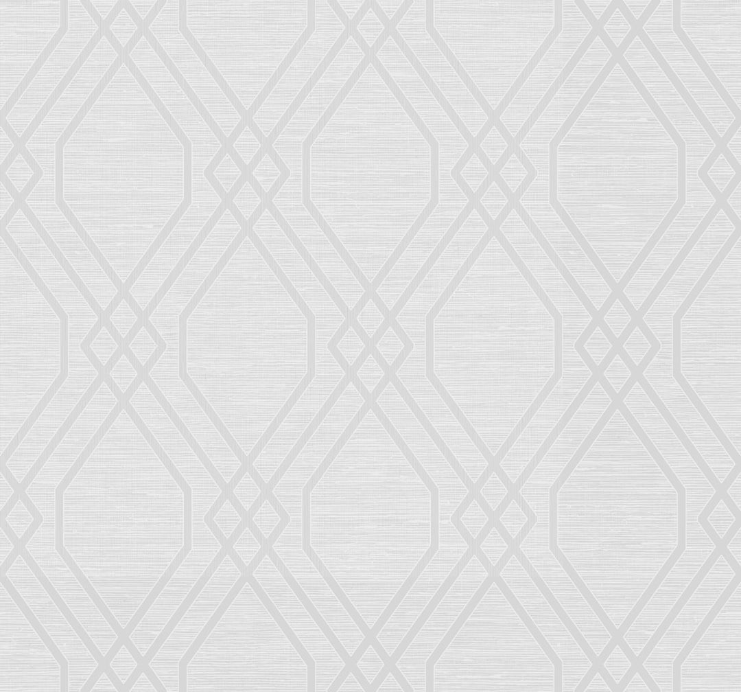 String Diamond Metallic Pearl AW74211 by Seabrook Designs Designer Wallpaper