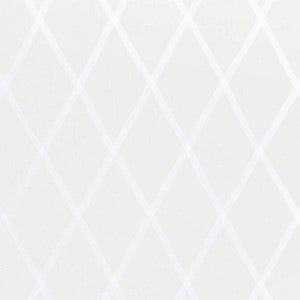 Tarascon Trellis Applique White on White AW78711 by Anna French Fabric