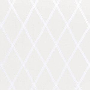 Tarascon Trellis Applique White on White AW78711 by Anna French Fabric