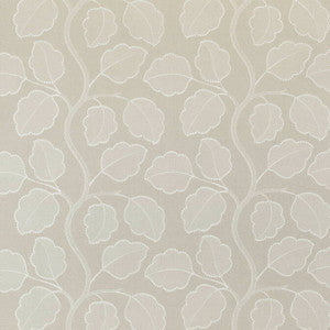 Chestnut Tree Embroidery Natural AW9122 by Anna French Fabric