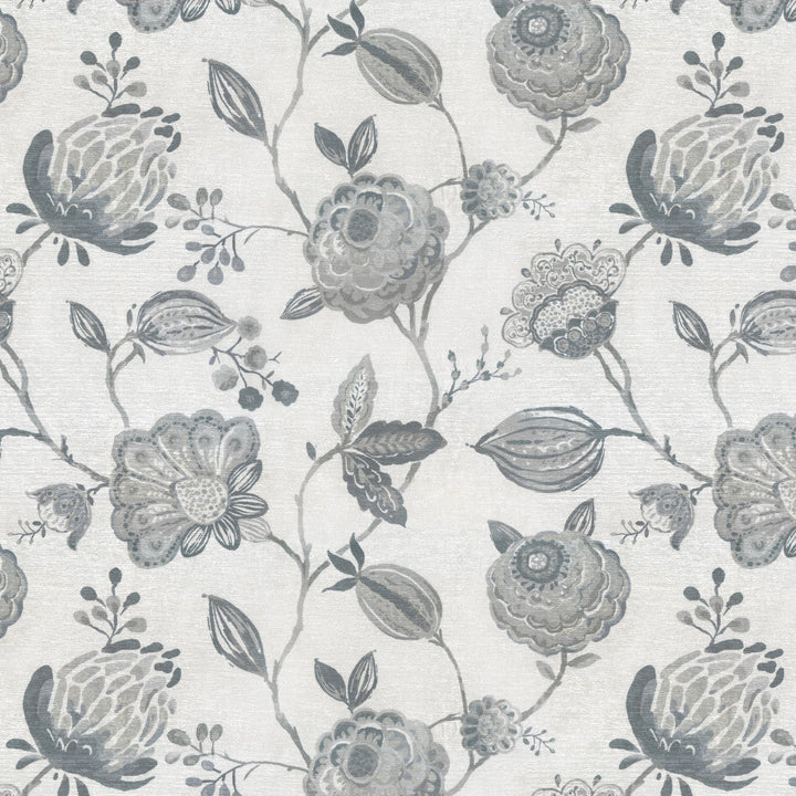 Awaken 65J8591 by JF Designer Fabric Midnight Waters 100% Polyester India 30000 Horizontal: 26.5 and Vertical: 24.25 54 - Swanky Fabrics -