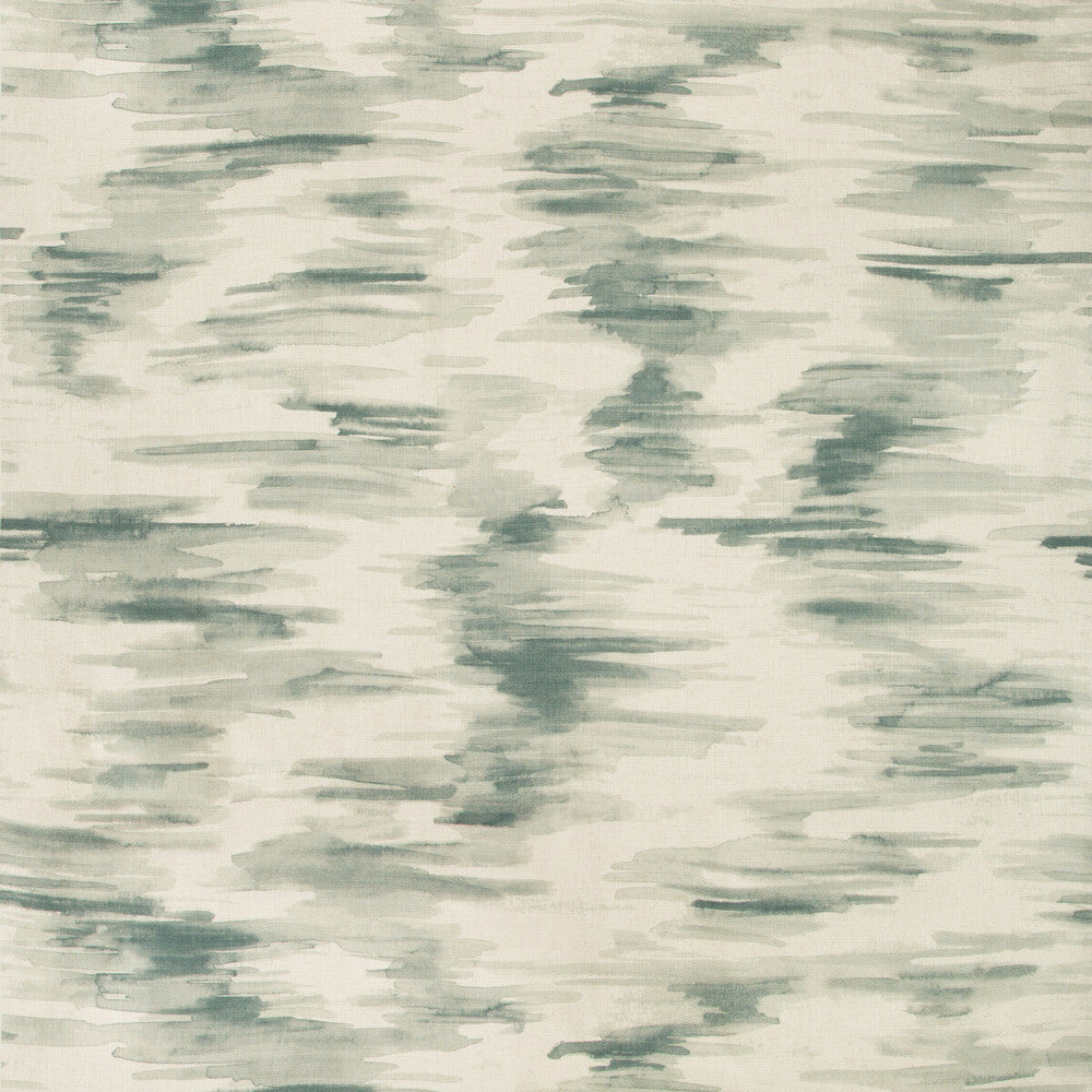 Awash Jade by Kravet Couture Fabric TERRAE PRINTS VISCOSE - 82%;LINEN - 18% United Kingdom MEDIUM Horizontal: 54 and Vertical: 48 54 - Fabric Carolina -