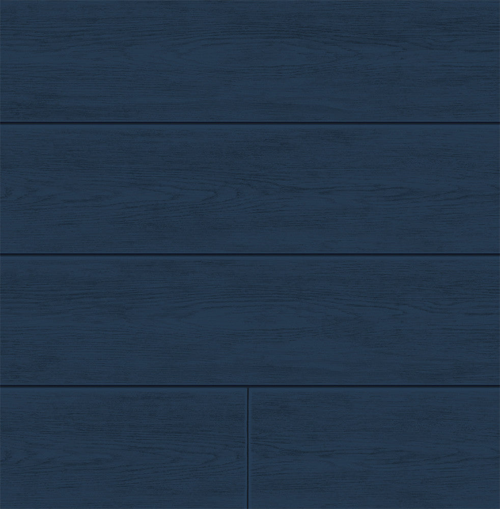 Coastal Blue Shiplap Coastal Blue by Seabrook Wallpaper NextWall Peel & Stick United States 30.75 20.87" 20.5" - Fabric Carolina -