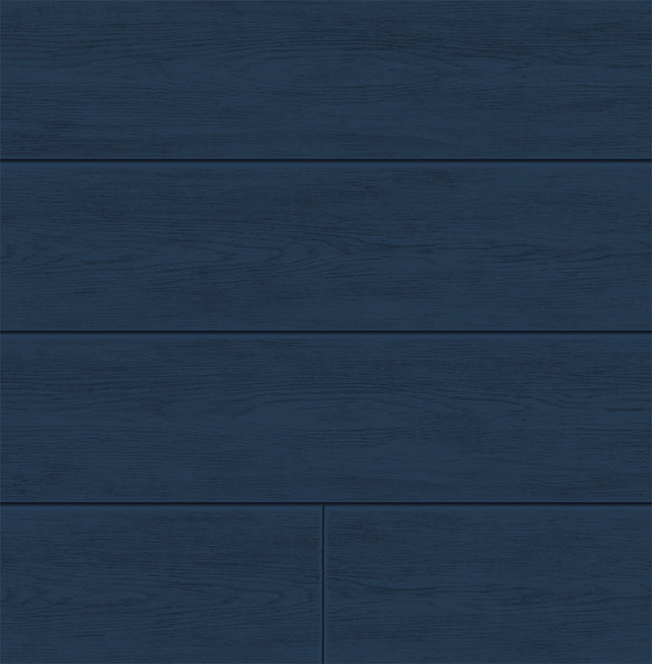 Coastal Blue Shiplap Coastal Blue by Seabrook Wallpaper NextWall Peel & Stick United States 30.75 20.87" 20.5" - Fabric Carolina -