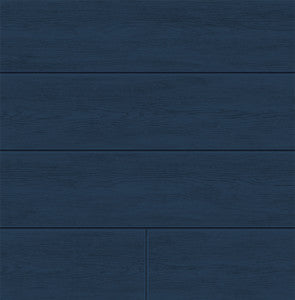 Coastal Blue Shiplap Coastal Blue by Seabrook Wallpaper